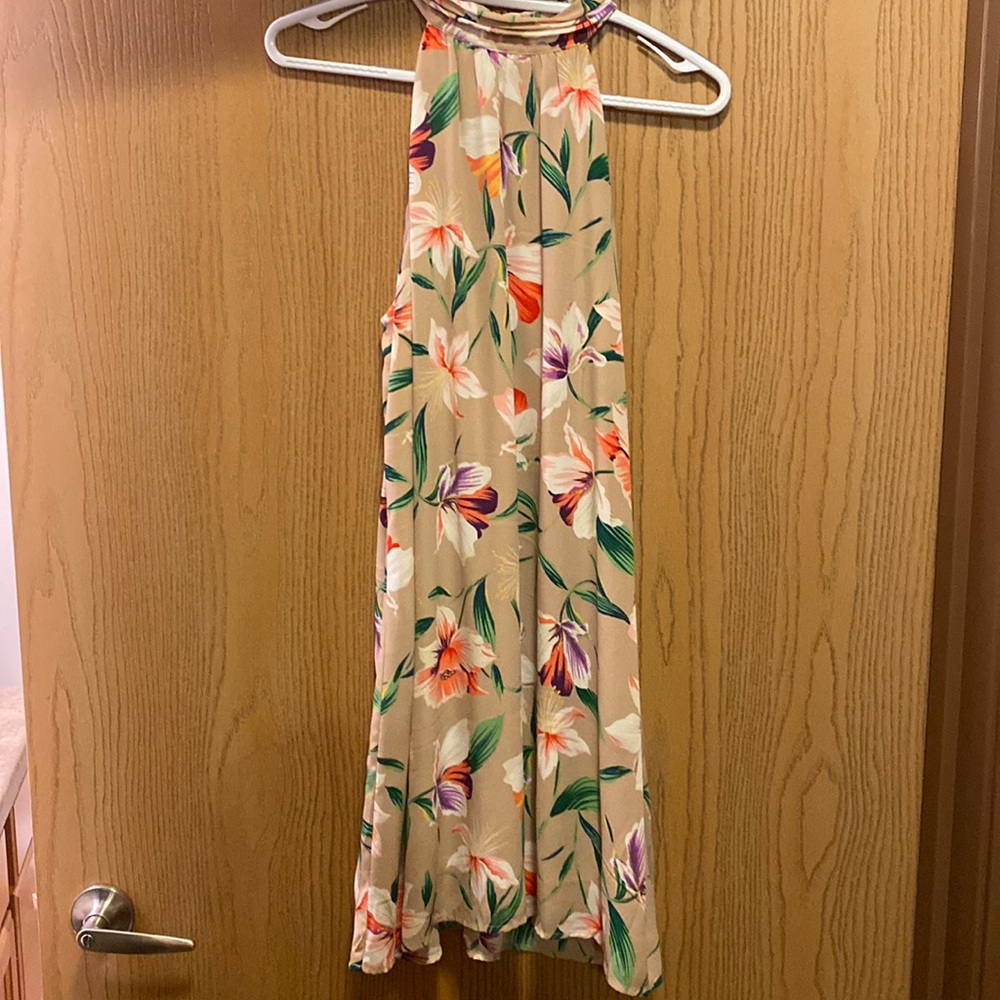 High neck dress
